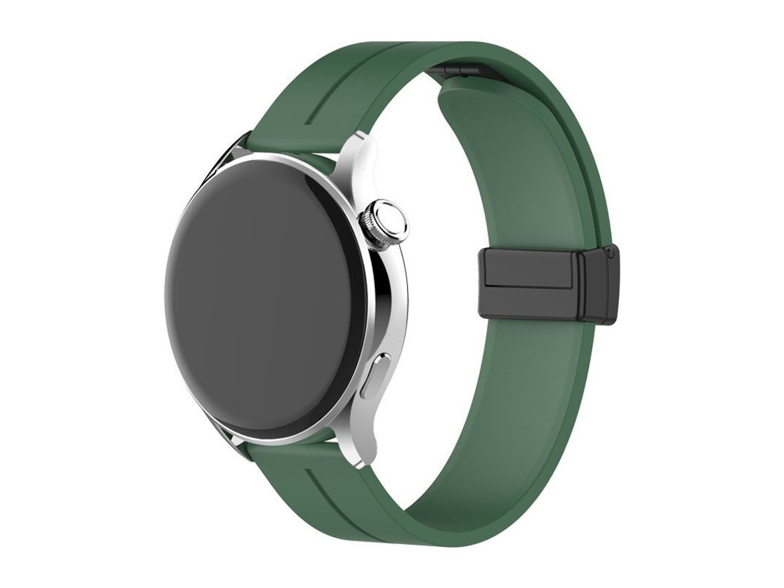 Bracelete Para Garmin Forerunner 970/570 47mm/265/255 (22mm) Verde Militar Cuich