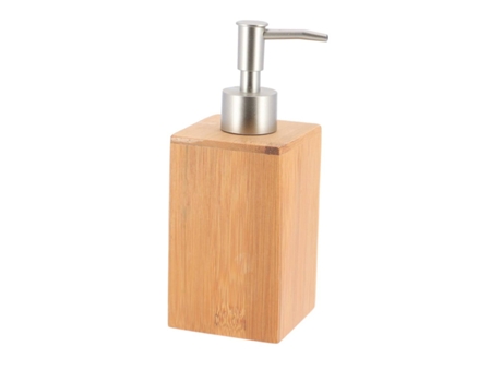 Dispensador De Sabão De Bambu 250 Ml-Bambu TENDANCE