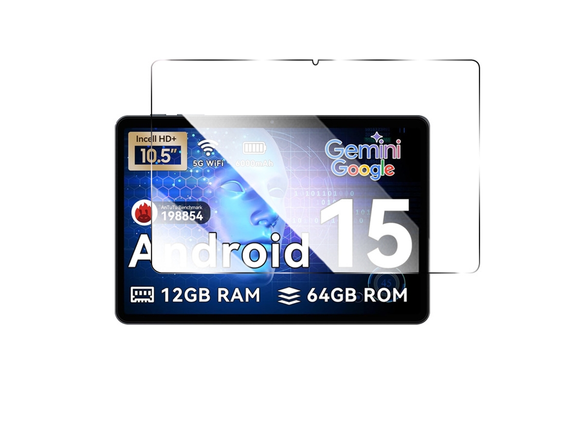 Película Protetora De Tela De Vidro Temperado Anti Quebra E Arco Para Tabwee T80 Tablet 10.5 Polegadas 2pc Henten Home