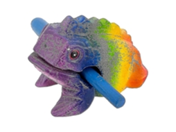 Hywell Wood Frog Percussão Música De Percussão Multicolor Chumian