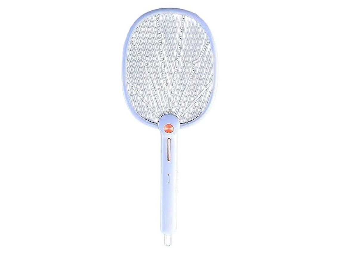 Lâmpada De Armadilha Mosquito Recarregável Bug Racket, Design Cabo Rotativo