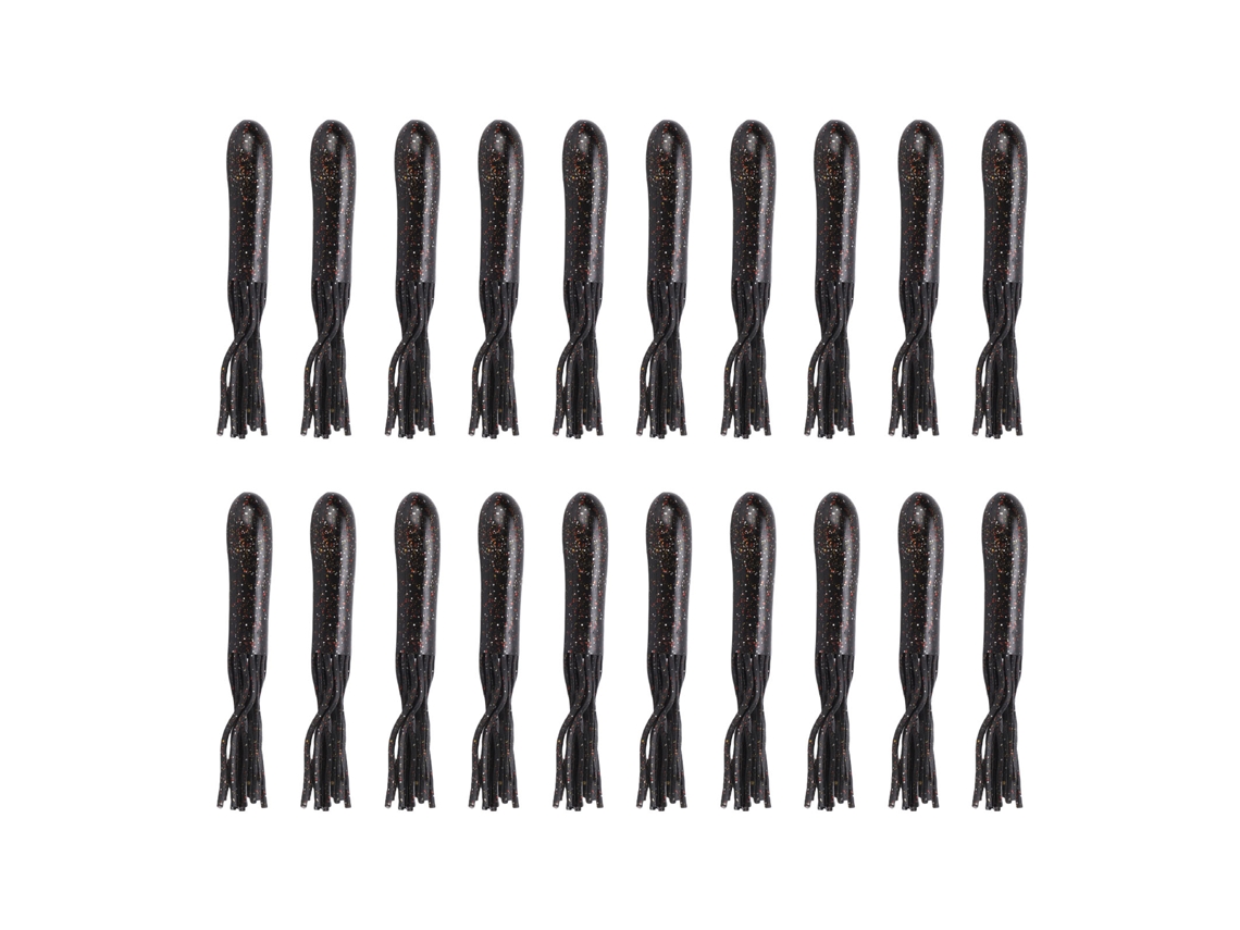 Lure Soft Bait (bionic Squid Sea Fishing Lure) 20pcs Large Tubular Bait Soft Squid Tentacles Soft Worm 9cm Octopus Skirt Tube Worm Artificial Bait