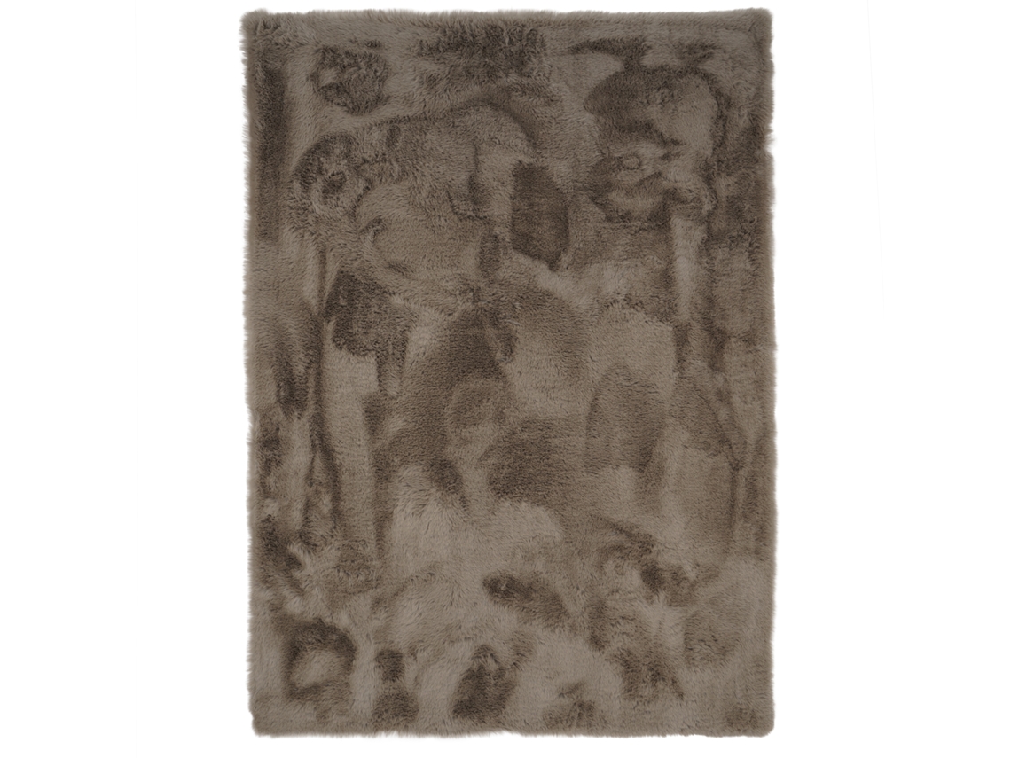 Consilio Concept Tapete De Pele Sintética Heaven Super Soft 240x340 Cm Taupe