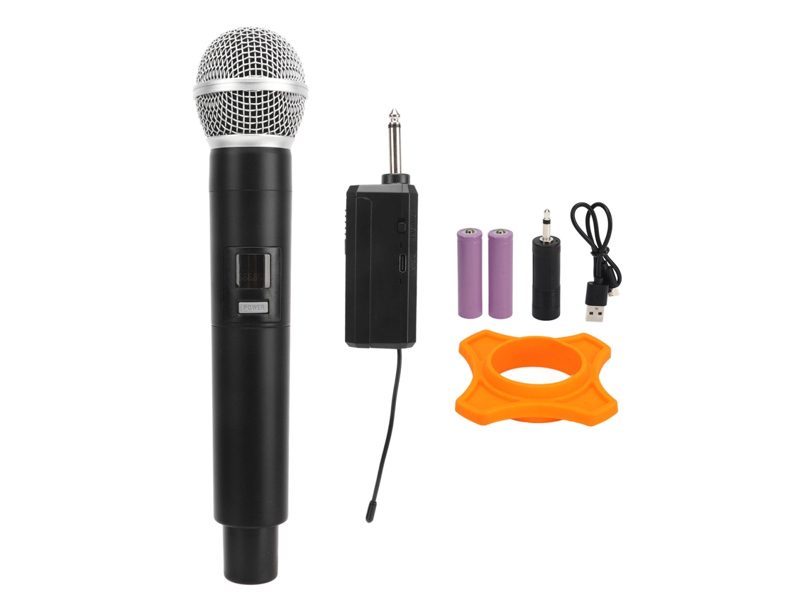Wireless Microphone Metal Dynamic Handheld Cardioid Condenser Mic For Karaoke Live Streaming LAXISCREED