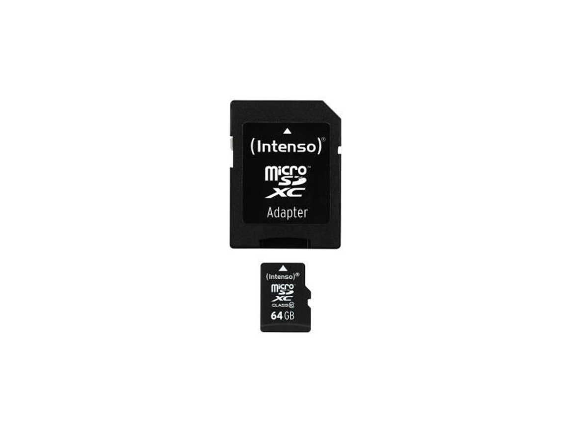Cartão Microsdxc Classe 10 64go Intenso