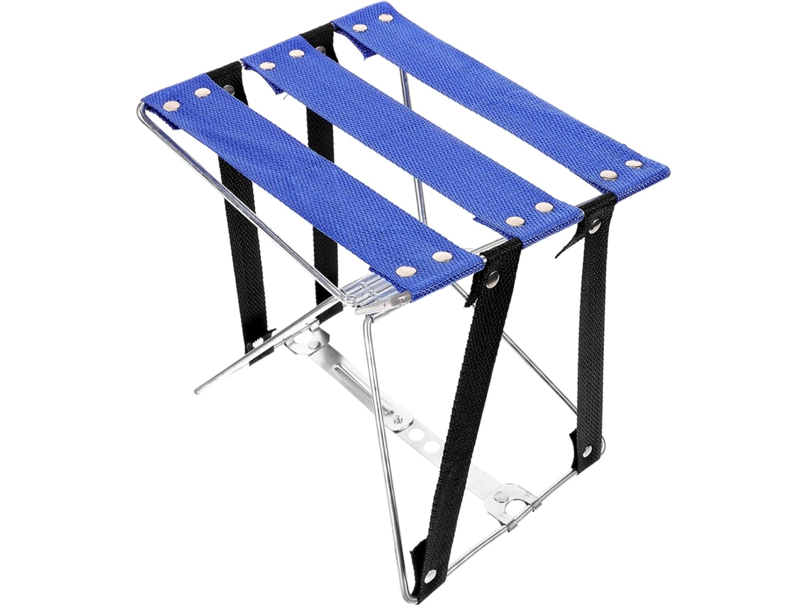 Banqueta Dobrável Alipis, em tecido, aço, portátil, leve, para camping