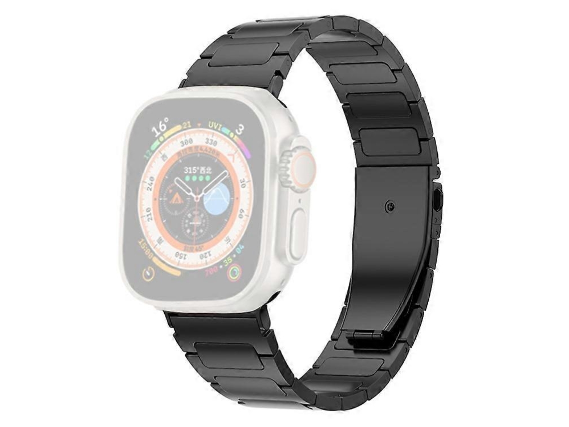 Compatível Com Apple Watch Series 9, 8, 7 41 Mm / Series 6, 5, 4 Se Se Se (2023) 40 Mm / Series 3, 2, 1, 38 Mm Fivela Plana Titânio A Vledary (2022)