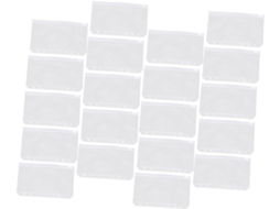 Pacote Com 50-sacos Alipis A6 Extra Grossos Em Pvc Zíper, Sacos Reutilizáveis Para Armazenamento De Documentos E