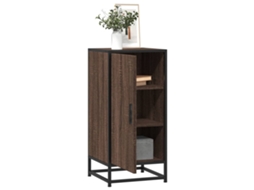 Aparador 35,5x35x76cm Madera/metal Derivado Roble Marrón