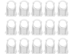 100 Abraçadeiras De Pvc De 25 Mm X 25 Mm