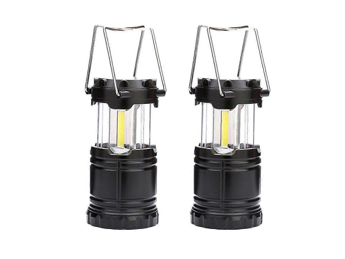 Pacote Com 2 Lanternas Led Para Acampamento, Lanternas Portáteis Brilhantes Para Sobrevivência Olysi Shop