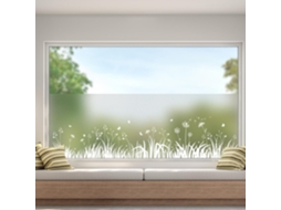 Película De Privacidade Para Janelas, Película Estática Para Privacidade De Janelas, 60* 500cm, Proteção Solar E Isolamento Térmico, Estampa De Dente
