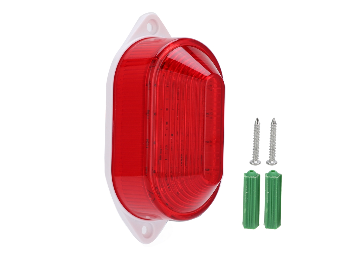 Pequena Luz De Aviso Sonora E Luminosa, Buzzer Led, 24v