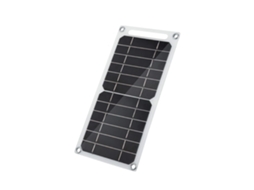 Painel solar portátil de 6W, 5V, con cargador seguro y estabilizador, para baterías, celulares, camping, BRILVIBERA