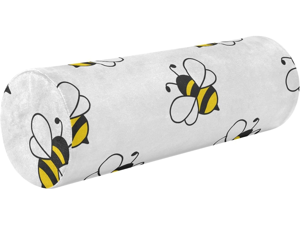 Costura com Estampa Abelha Voadora Desenho Animado Suporte Ergonômico Fácil de Limpar Ideal para Viagens,