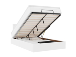 Cama Otomana com Colchões Leds Couro Artificial MAISON EXCLUSIVE (120x190 cm)