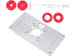 Placa De Inserção Para Máquina De Gravação E Corte Em Mesa De Tupia Para Marcenaria