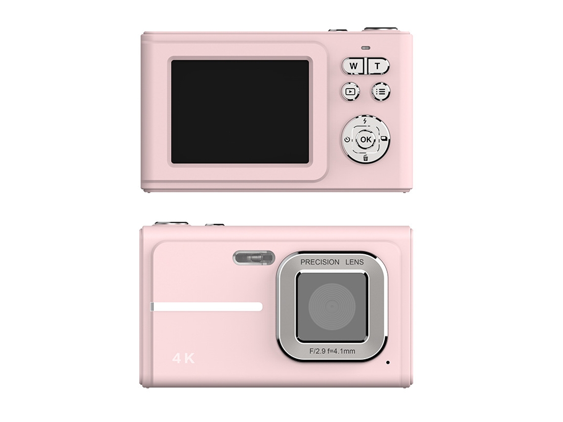Câmara Digital Tela Hd De 2,4 Polegadas Com Resolução 1080p (rosa) Cuich