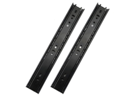 2 Peças De Corrediças Gaveta Com Rolamento Esferas, Zincadas Pretas, 25 30 35 40 45 50mm 10 Polegadas 250m
