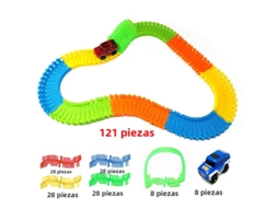 Conjunto De 121 Peças Para Montar Um Carro De Corrida Universal Educativo, Com Peças De Quebra-cabeça, Feito De Material Abs.