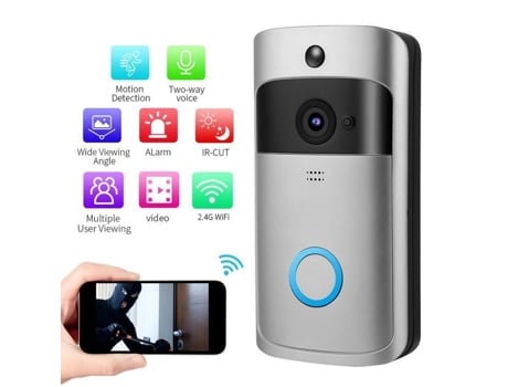 Campainha de vídeo - EJ.LIFE - Sistema de interfone inteligente sem fio Wifi Vídeo Porteiro Infravermelho EJ.LIFE