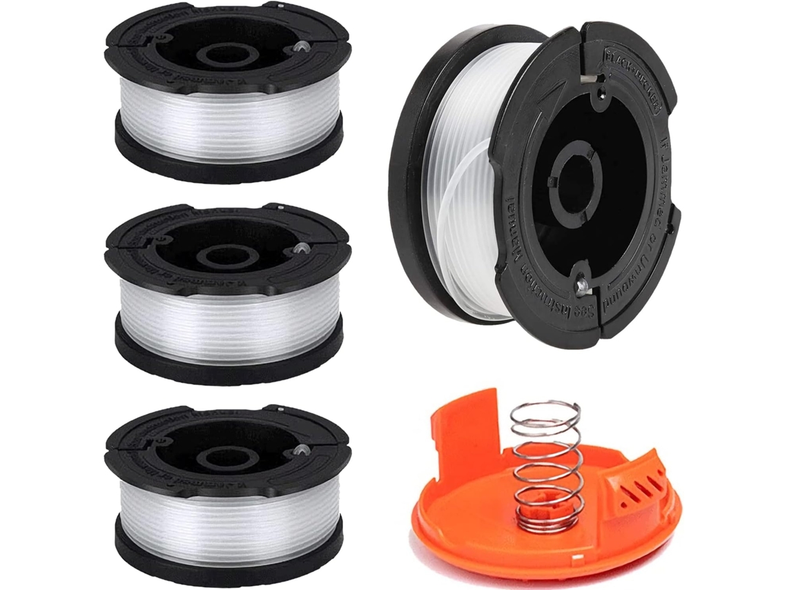 Conjunto De 4 Bobinas De Nylon De 0,65 Polegadas (φ0,65) E 30 Pés (9,14 M) Para Alimentação Automática, Compatíveis Com Os Modelos Af-100 A6481 E A648