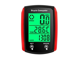 Computador De Bicicleta Xanes Preto À Prova D'água Com Display Lcd Velocímetro E Odômetro Com Fio Monitor Digital Para Ciclismo