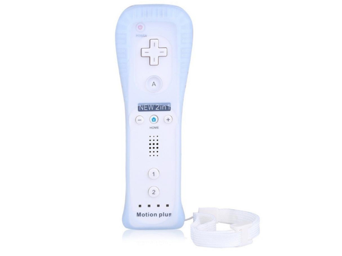 Controlador Individual Não Original Sem Marca Branco Compatível Wii Motion Plus Reposição Ou Complemento De Acessório