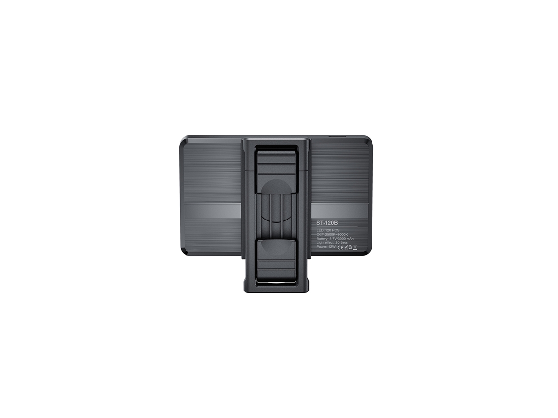 Luz Led Portátil Clip Para Laptop/tableta Móvel, 2500k-9000k Ajustável, Bateria Integrada Para Reuniões Online, Streaming E Selfie