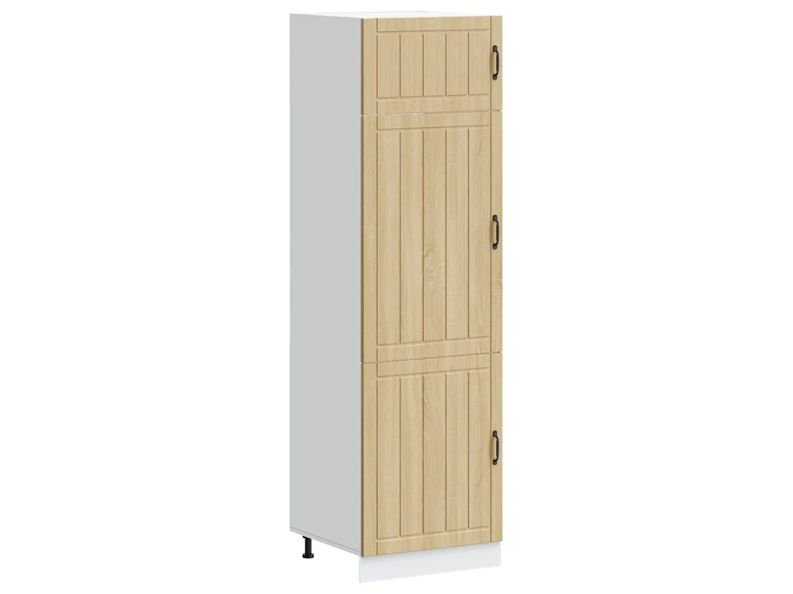 Kitchen Cupboard, Kitchen Cupboards Vidaxl Marrom Madeira Processada (n/a)