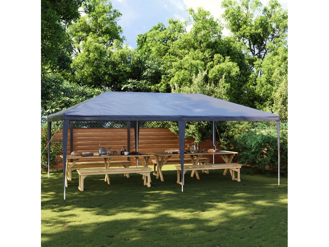 Vidaxl Tenda Para Festas 4x6 M Azul