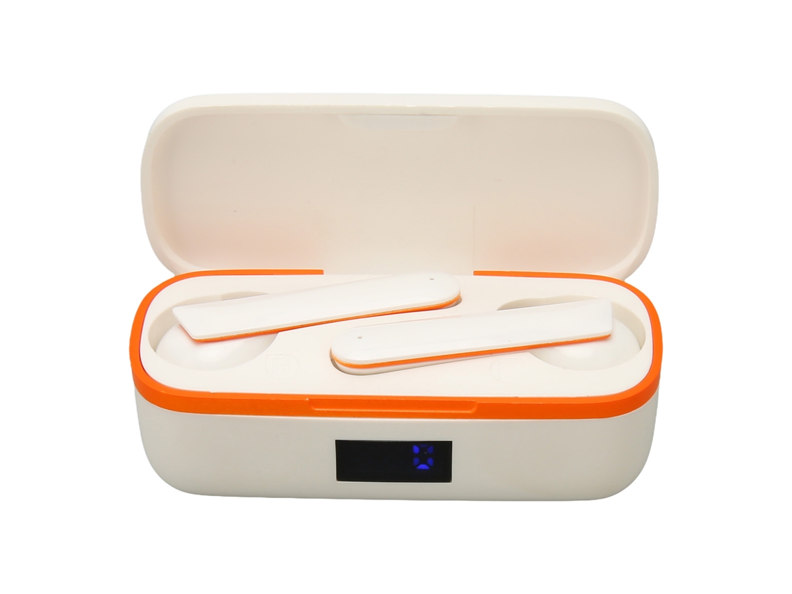 Auriculares Bluetooth Traductor 74 Idiomas 70 Acentos Cancelación Ruido Inalámbrica Pantalla Digital Blanco | S/MARCA