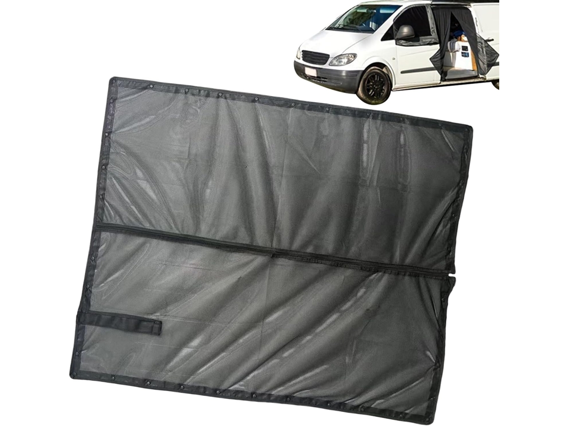 Mosquiteiro Magnético, Resistente A Raios Uv, Para Porta Lateral De Autocaravana E Camping.