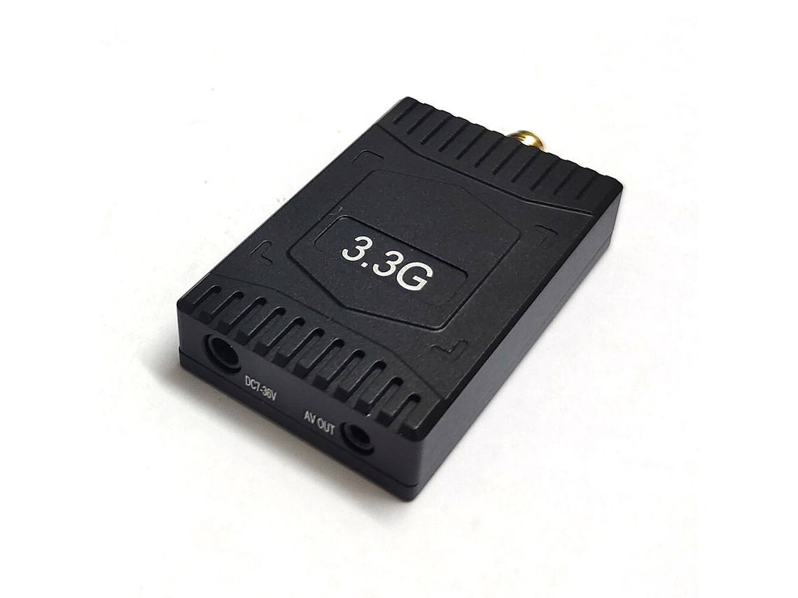 Receptor de Longo Alcance de 3,3 Ghz para Sistema Vrx Fpv, Alta Sensibilidade e Baixa Latência, Módulo Receptor para Drones de Corrida Rc Fpv. MDUG