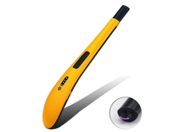 Omni encendedor Eléctrico de Arco Usb Recargável Sem Chama para Velas Cozinha Barbacoa Camping Lar Laranja