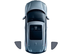 Tapete Automotivo para Vidros Dianteiros e Traseiros do Jaguar Xf 2017 2023 Proteção Proteção Fácil de