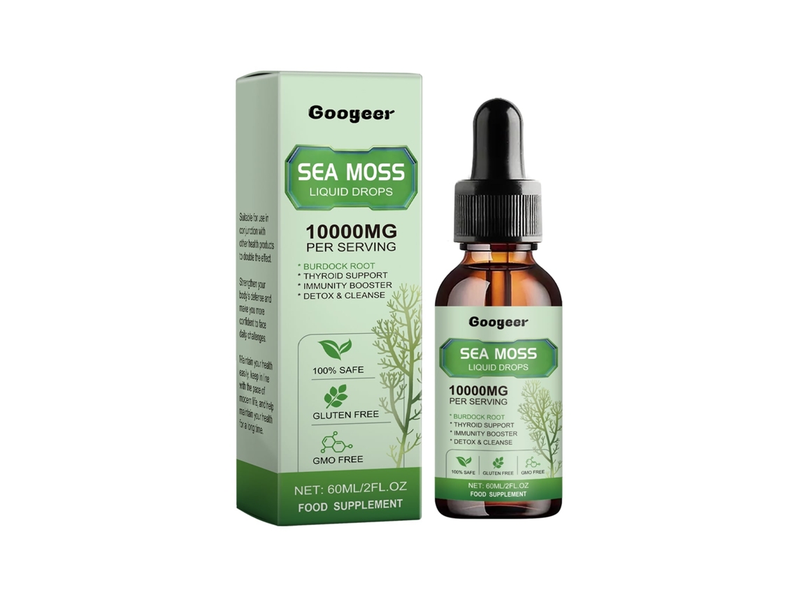 Gotas de Alga Marinha Googeer para Bem estar Corporal Natural LAXISCREED