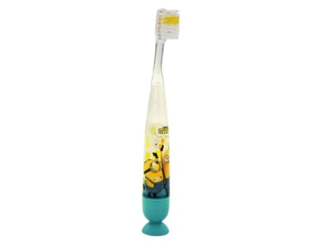 TINOKOU Escova de Dentes Iluminada dos Minions para Crianças com Ventosa Multicor