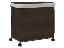 Laundry Basket, Laundry Baskets Vidaxl Marrom Vime (n/a)