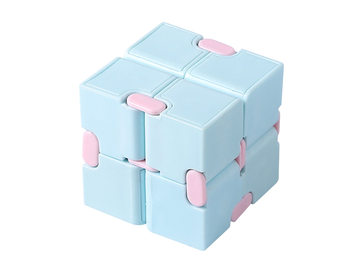 Quebra-cabeça De Velocidade Macaron Colorido Para Crianças E Adultos Brinquedo Educativo Portátil Azul