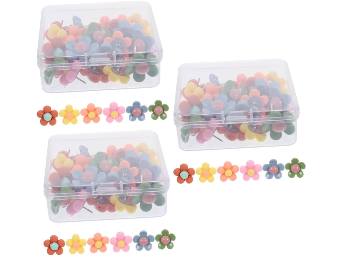 Operitacx Conjunto De 90 Tachinhas Decorativas Em Formato Flor Para