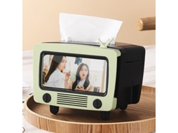Porta-celular Em Formato De Caixa De Lenços De Papel Com Compartimento Para Celular, Organizador E Dispensador Para Uso Em Casa Ou No Hotel.