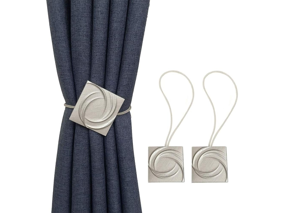 Conjunto De 2 Cortinas Com Clipe Magnético. Aquaforge