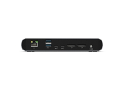 Alogic Tb3Dtrg2 Base &amp; Duplicador de Portas com Fios Usb 3.2 Gen 2 3.1 Gen 2 Type-C Preto Cinzento