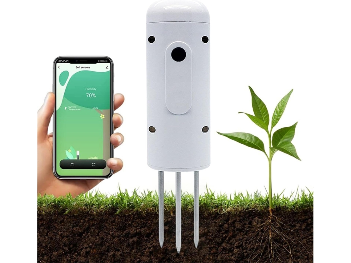 Medição De Umidade Do Solo – Sensor Água Para Plantas, Ferramenta Digital Monitoramento | Medidor Inteligente