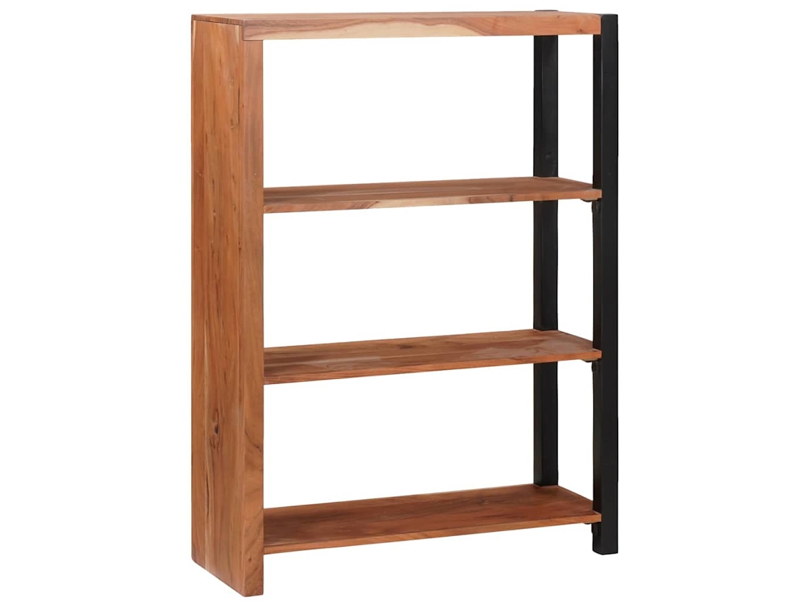 Vidaxl Estante Castanho 80 X 30 X 110 Cm Madeira Sólida De Acácia