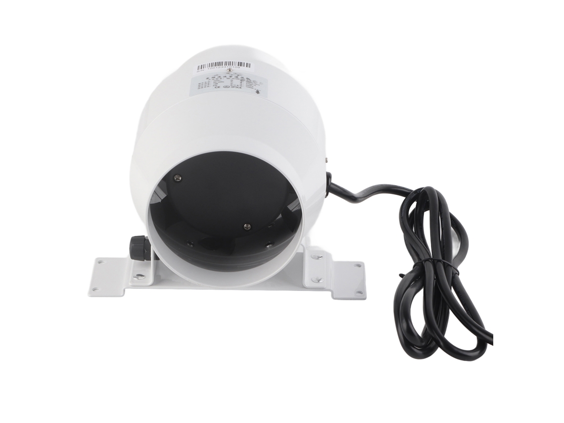 Ventoinha Duto Inline 4" 160cfm Velocidade Ajustável 220v