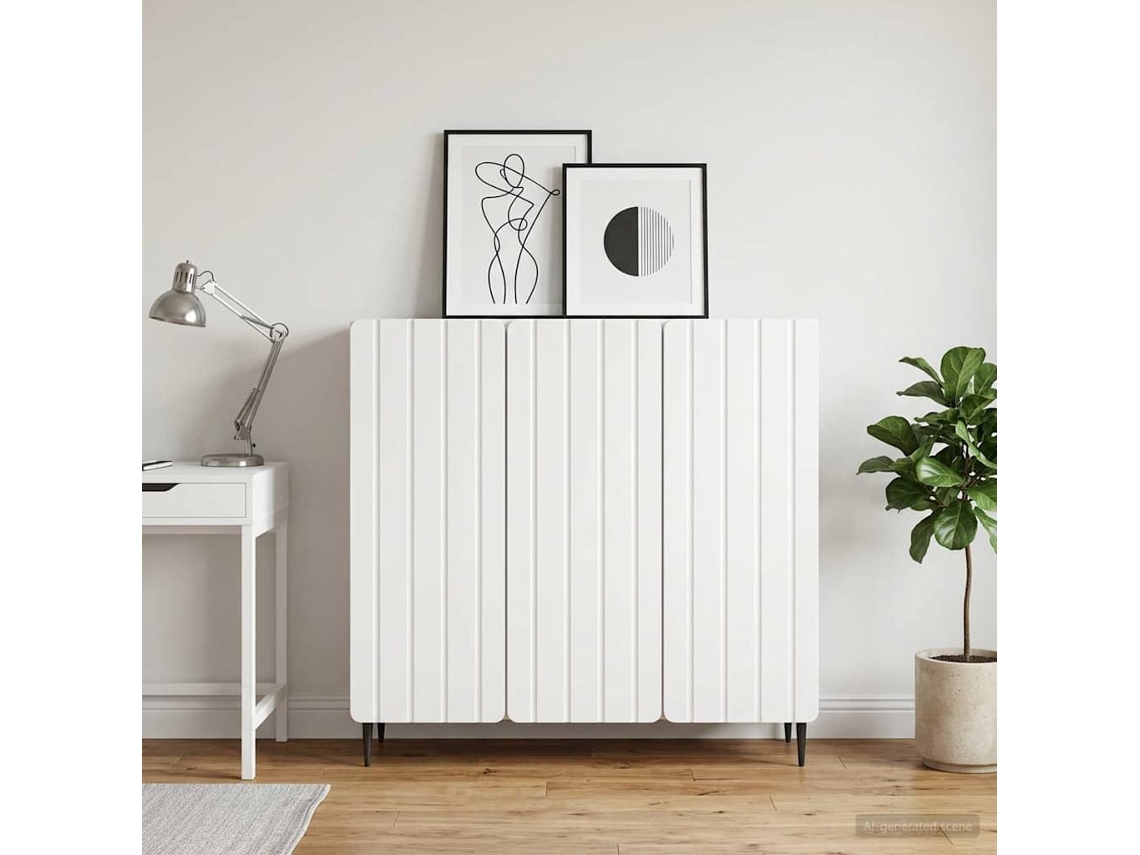 Vidaxl Buffet Branco 89 X 34,5 X 82 Cm Derivados De Madeira