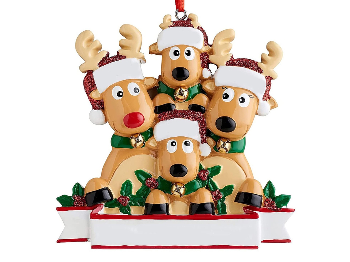 Enfeite de Natal com Cabeça de Veado em PVC LAXISCREED