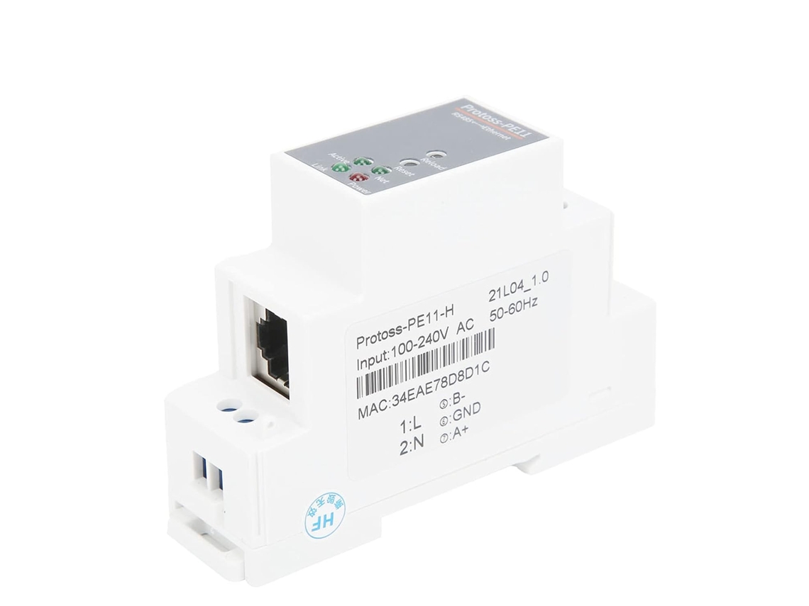Servidor Serial Ethernet Com Montagem Em Trilho, Roteador 100 240vac